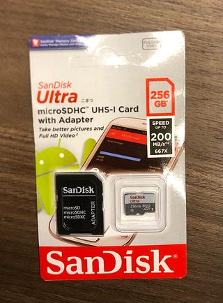 Cartão De Memória Micro SDHC UHS-I Card SanDisk 256GB