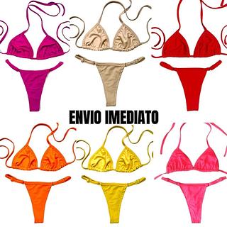 Biquini fita calcinha fio cortininha sem bojo biquíni fita de marquinha calcinha regulável