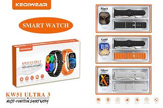 SMARTWATCH RELOGIO MULTIFUNCIONAL KW51 ULTRA 3 - KEQIWEAR
