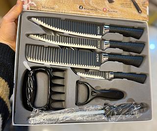 Kit Churrasco 8 peças Só Preto
