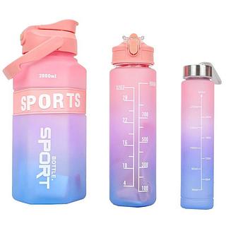 Kit com 3 Garrafas Esporte