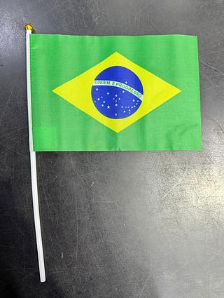 Bandeira Do Brasil Em Tecido 31x45