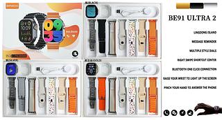 SMARTWATCH RELOGIO BE91 ULTRA - 7 PULSEIRAS