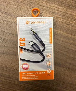 Cabo De Áudio Tipo C 3.5MM