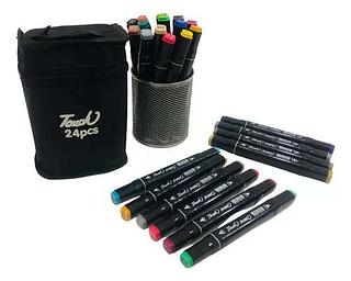 Kit Canetinhas 24 Peças colorida