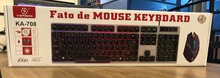 Teclado Com Mouse Game RBD