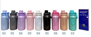 Garrafa Térmica Brilhosa Com Bico Rosca 400 ML