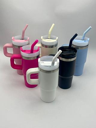 Copo Térmico Mini Neymar 550ml Canudo De Ferro