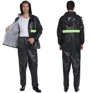 Capa De Chuva Conjunto Jaqueta E Calça Motoqueiro Reforçada