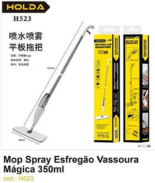 Mop Spray Esfregão Vassoura Mágica 350ml