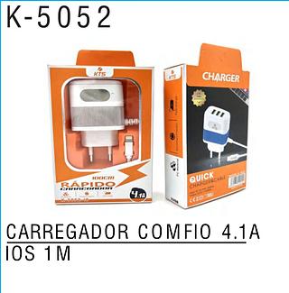 Carregador IOS 4.1A Carregamento Rápido