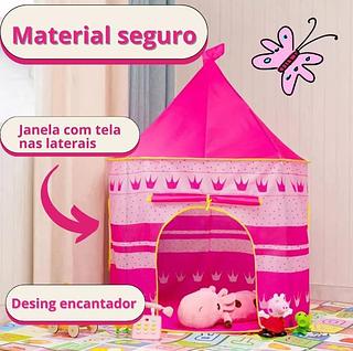 Castelo cabana barraca princesa infantil Rosa